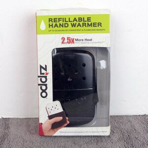 Zippo Refillable Hand Warmer 12 Hour Black Open Box Camping Hunting Heat